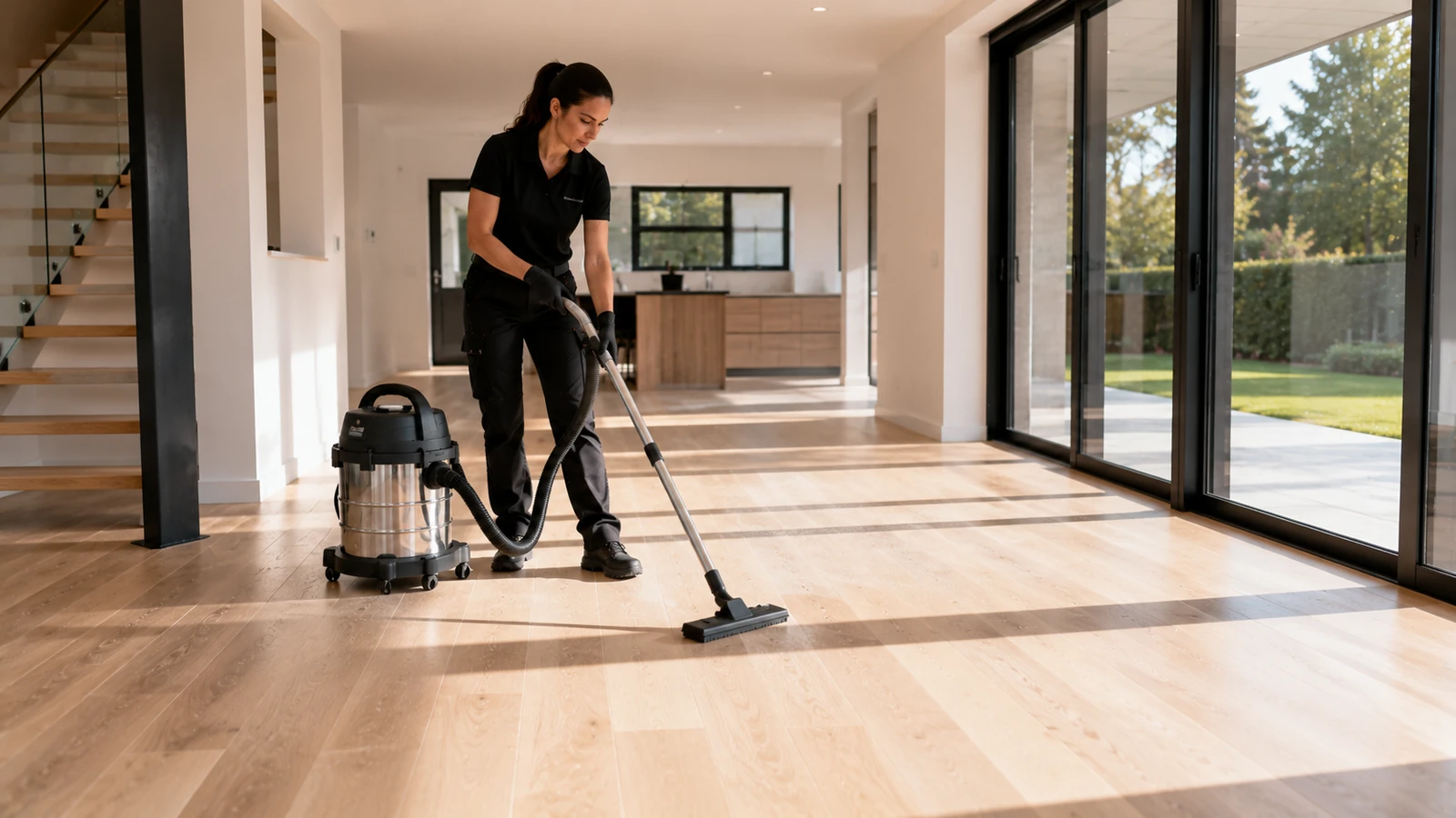 Aspiration professionnelle des sols après travaux